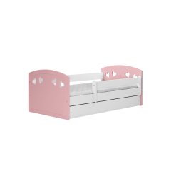 Dětská postel JULIA - barva růžová - 180x80 cm